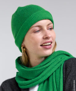 Strickset Mütze Glatt Rechts aus Cashmere Pure von Lana Grossa