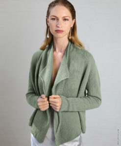 Strickset Jacke Ohne Verschluss aus Cashmere Pure von Lana Grossa