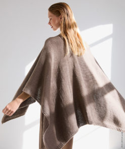 Strickset Poncho Glatt Rechts aus Cashmere Kiss von Lana Grossa