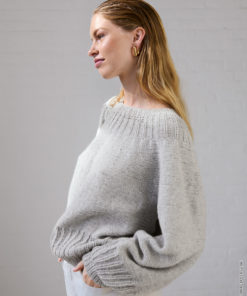 Strickset Top Down Pullover aus Cashmere Kiss von Lana Grossa