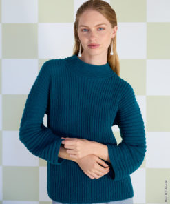Strickset Pullover Im Rippenmuster aus Cashmere Pure von Lana Grossa