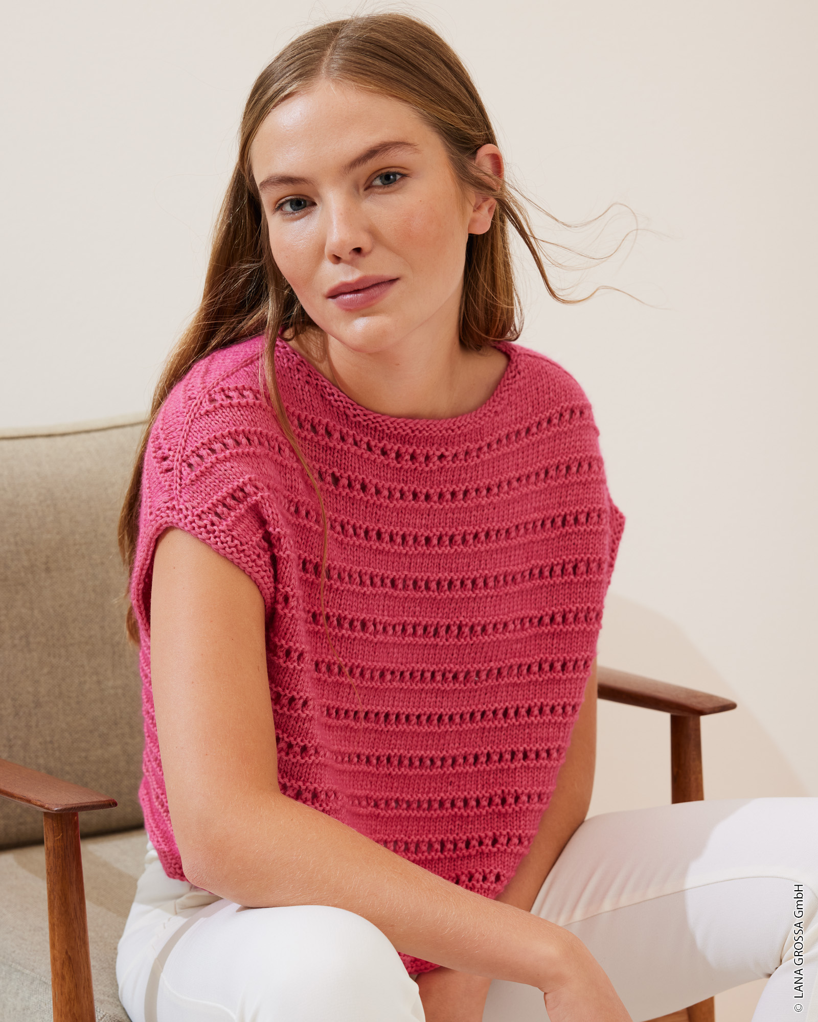 Strickset Pullunder Mit Rundpasse Aus Summer Softness Von Lana Grossa 3 Strickset Pullunder Mit Rundpasse Aus Summer Softness Von Lana Grossa – Bild 3