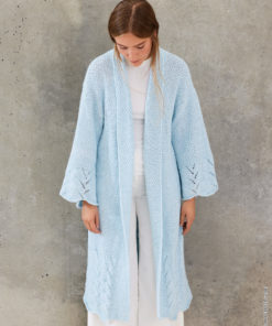 Strickset Mantel Mit Lochmuster aus Summer Softness von Lana Grossa