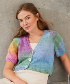 Strickset Kurze Raglanjacke Aus Cotonella Von Lana Grossa – Bild 3