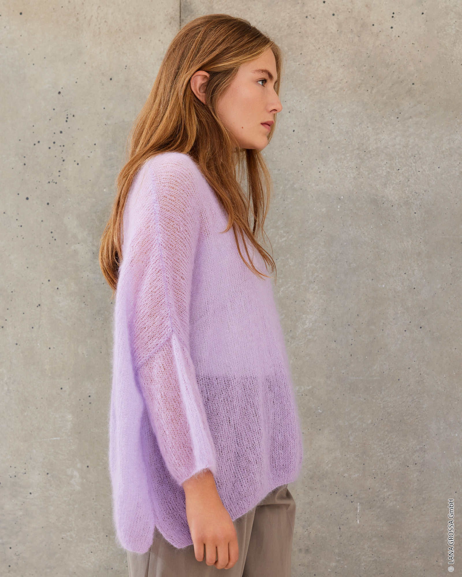 Strickset Shirt Mit Schlitz Aus Silkhair Von Lana Grossa 3 Strickset Shirt Mit Schlitz Aus Silkhair Von Lana Grossa – Bild 3