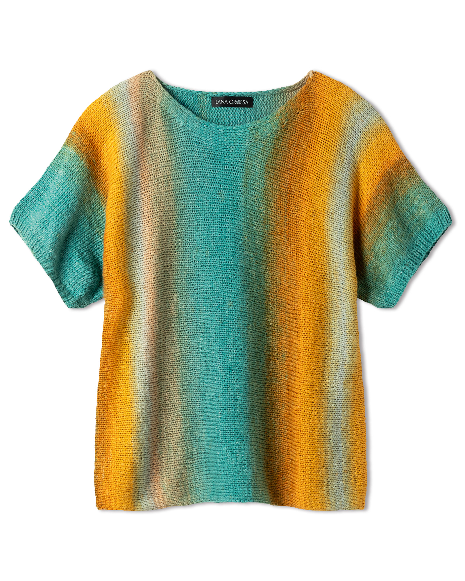 Strickset Shirt Quer Gestrickt Aus Cotonella Von Lana Grossa 2 Strickset Shirt Quer Gestrickt Aus Cotonella Von Lana Grossa – Bild 2