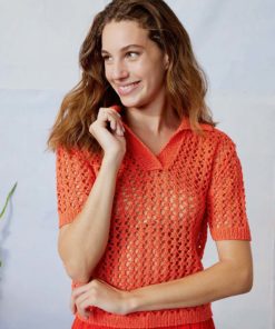 Strickset Kurzarmpullover aus Ananas von Lang Yarns