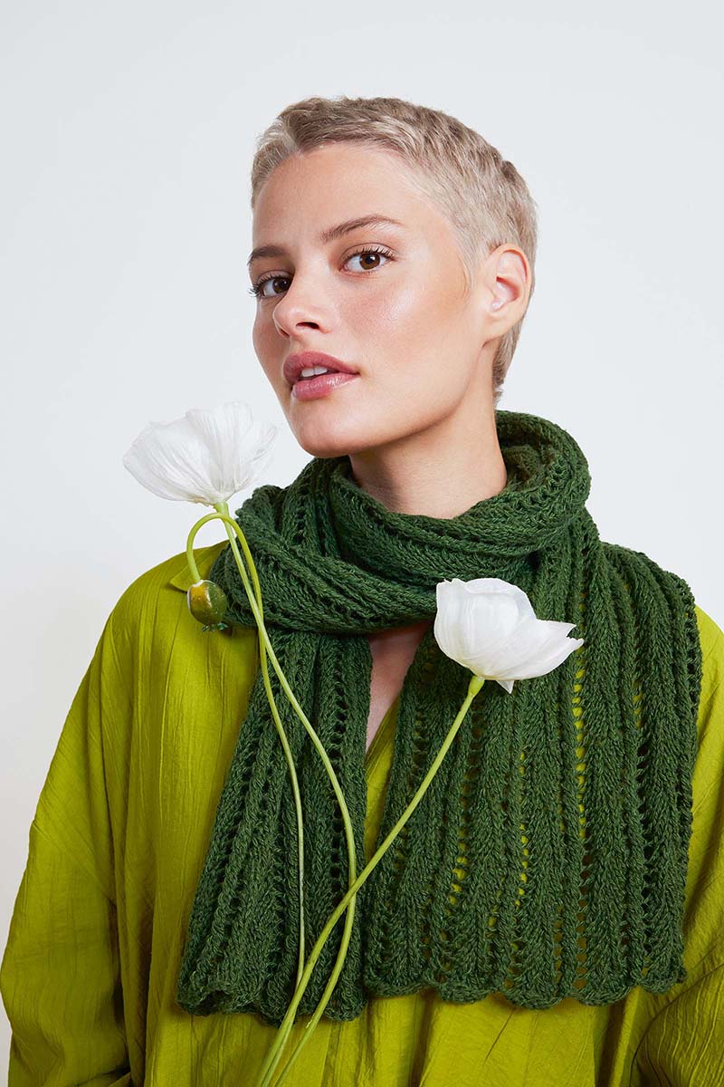 Strickset Schal Aus Ananas Von Lang Yarns 2 Strickset Schal Aus Ananas Von Lang Yarns – Bild 2
