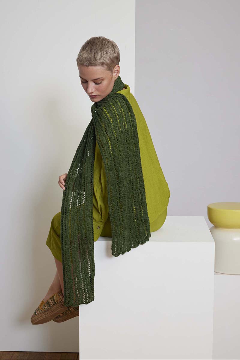 Strickset Schal Aus Ananas Von Lang Yarns 3 Strickset Schal Aus Ananas Von Lang Yarns – Bild 3