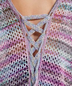 Strickset Pullover Mit Schleife Aus Fiesta Und Paillettes Von Lang Yarns 7 Strickset Pullover Mit Schleife Aus Fiesta Und Paillettes Von Lang Yarns – Bild 4