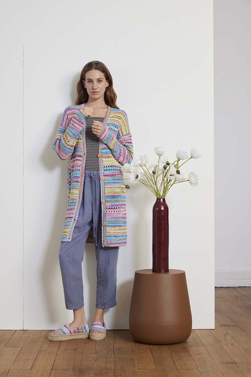 Strickset Jacke Aus Fiesta Von Lang Yarns 2 Strickset Jacke Aus Fiesta Von Lang Yarns – Bild 2