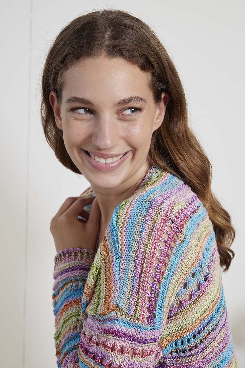 Strickset Jacke Aus Fiesta Von Lang Yarns 3 Strickset Jacke Aus Fiesta Von Lang Yarns – Bild 3