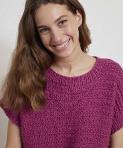 Strickset Kurzarmpullover Aus Amira Von Lang Yarns 4 Strickset Kurzarmpullover Aus Amira Von Lang Yarns – Bild 2