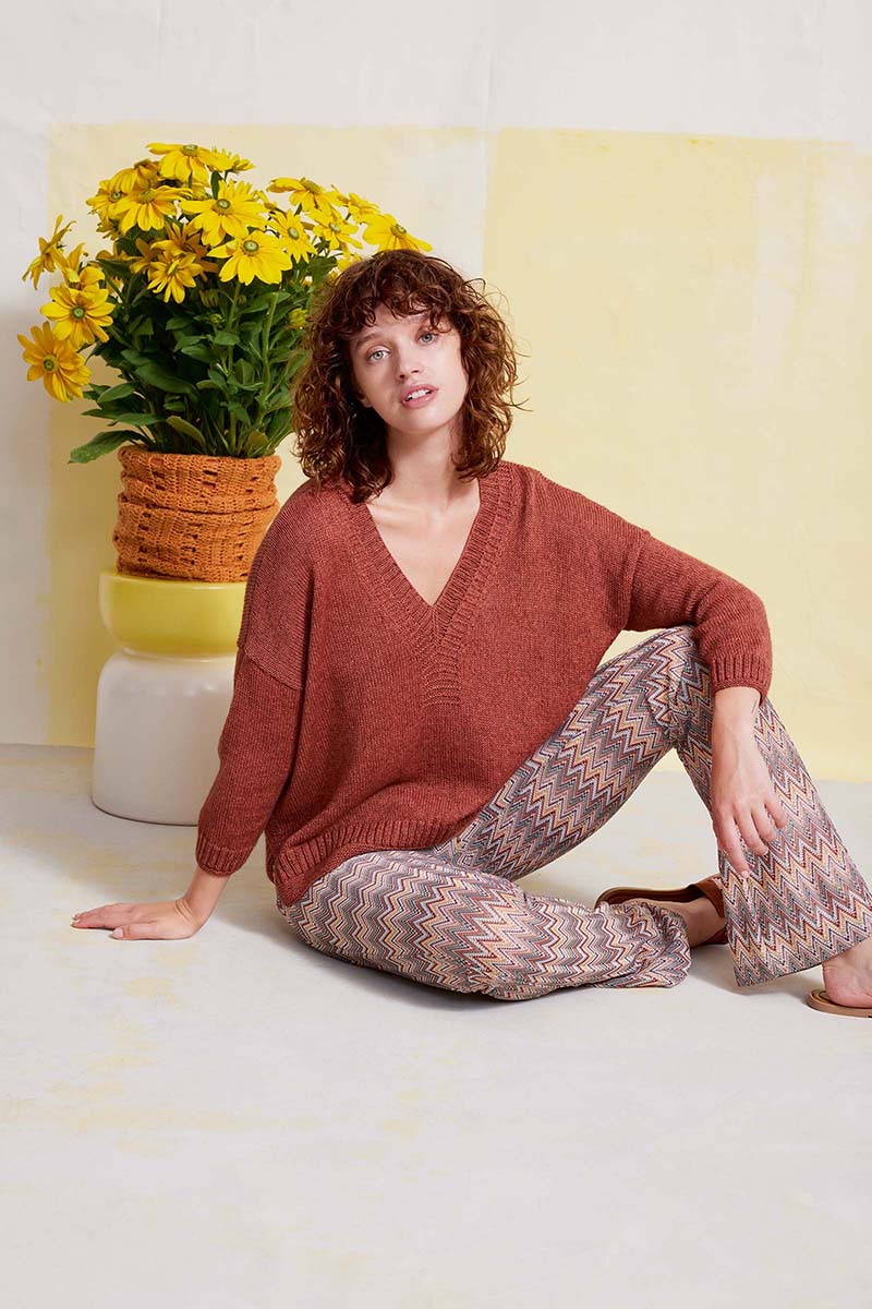Strickset Pullover Aus Vaya Von Lang Yarns 1 Strickset Pullover Aus Vaya Von Lang Yarns