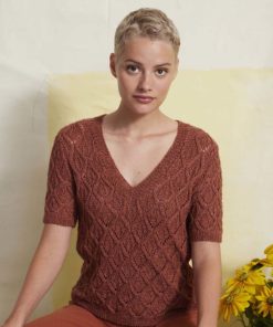 Strickset Kurzarmpullover Aus Vaya Von Lang Yarns 3 Strickset Kurzarmpullover Aus Vaya Von Lang Yarns – Bild 2