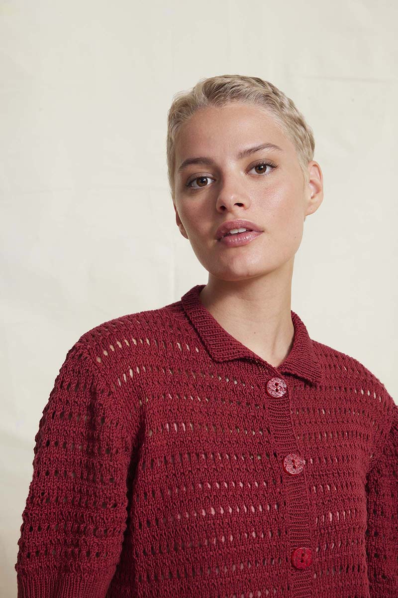 Strickset Kurzarmjacke Aus Baby Cotton Von Lang Yarns 2 Strickset Kurzarmjacke Aus Baby Cotton Von Lang Yarns – Bild 2