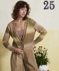 Strickset Jacke Aus Silk Color Von Lang Yarns 4 Strickset Jacke Aus Silk Color Von Lang Yarns – Bild 2