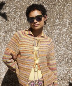 Strickset Jacke aus Footprints von Lang Yarns