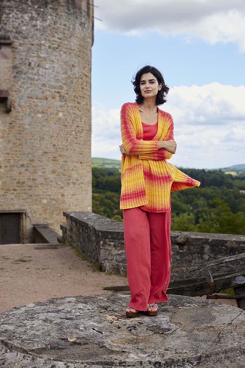 Strickset Jacke Aus Glow Von Lang Yarns 2 Strickset Jacke Aus Glow Von Lang Yarns – Bild 2
