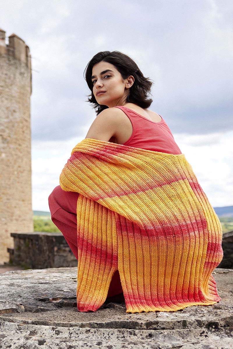 Strickset Jacke Aus Glow Von Lang Yarns 3 Strickset Jacke Aus Glow Von Lang Yarns – Bild 3