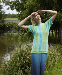 Strickset Kurzarmpullover Aus Glow Von Lang Yarns – Bild 3