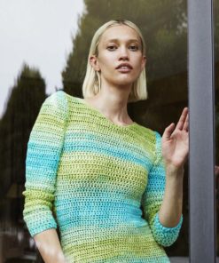Strickset Kleid Aus Glow Von Lang Yarns 5 Strickset Kleid Aus Glow Von Lang Yarns – Bild 2