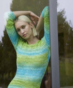 Strickset Kleid Aus Glow Von Lang Yarns 7 Strickset Kleid Aus Glow Von Lang Yarns – Bild 4