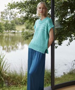 Strickset Pullunder Top Down aus Glow von Lang Yarns