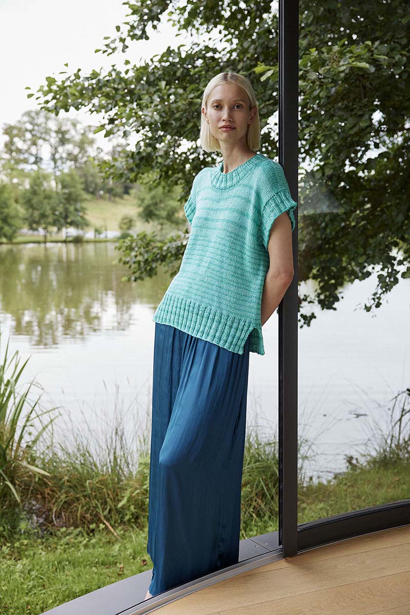 Strickset Pullunder Top Down Aus Glow Von Lang Yarns 1 Strickset Pullunder Top Down Aus Glow Von Lang Yarns