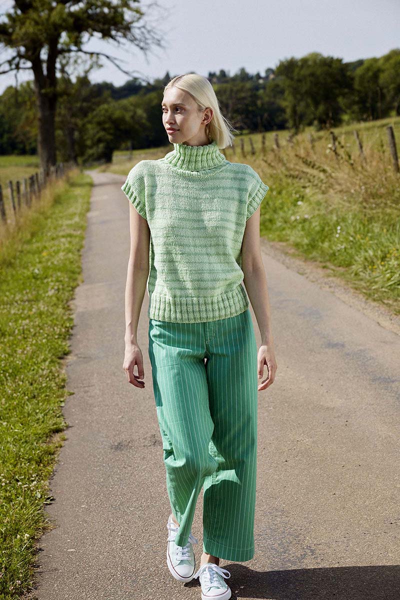 Strickset Pullunder Aus Glow Von Lang Yarns 1 Strickset Pullunder Aus Glow Von Lang Yarns
