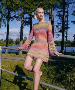Strickset Kleid Aus Illusion Von Lang Yarns 5 Strickset Kleid Aus Illusion Von Lang Yarns – Bild 2