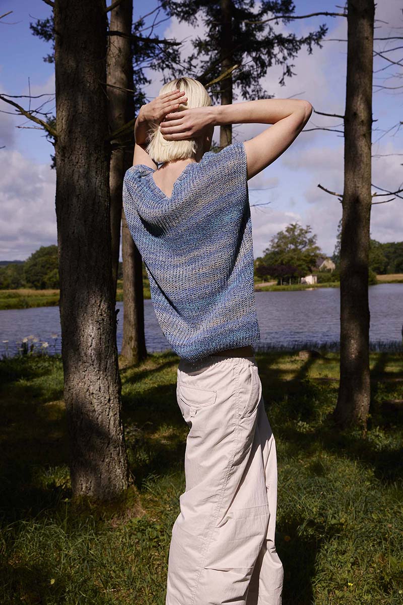 Strickset Top Aus Illusion Von Lang Yarns 3 Strickset Top Aus Illusion Von Lang Yarns – Bild 3