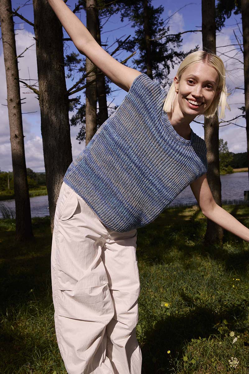 Strickset Top Aus Illusion Von Lang Yarns 4 Strickset Top Aus Illusion Von Lang Yarns – Bild 4