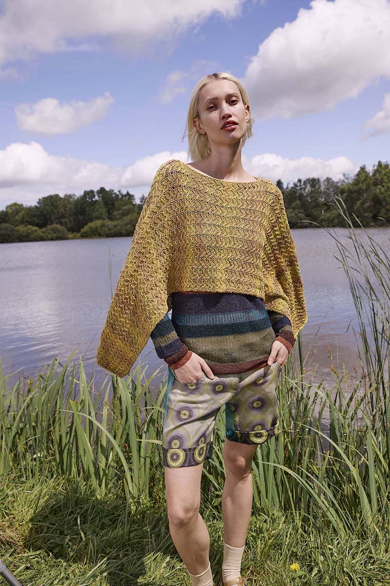Strickset Poncho Aus Illusion Von Lang Yarns 4 Strickset Poncho Aus Illusion Von Lang Yarns – Bild 4