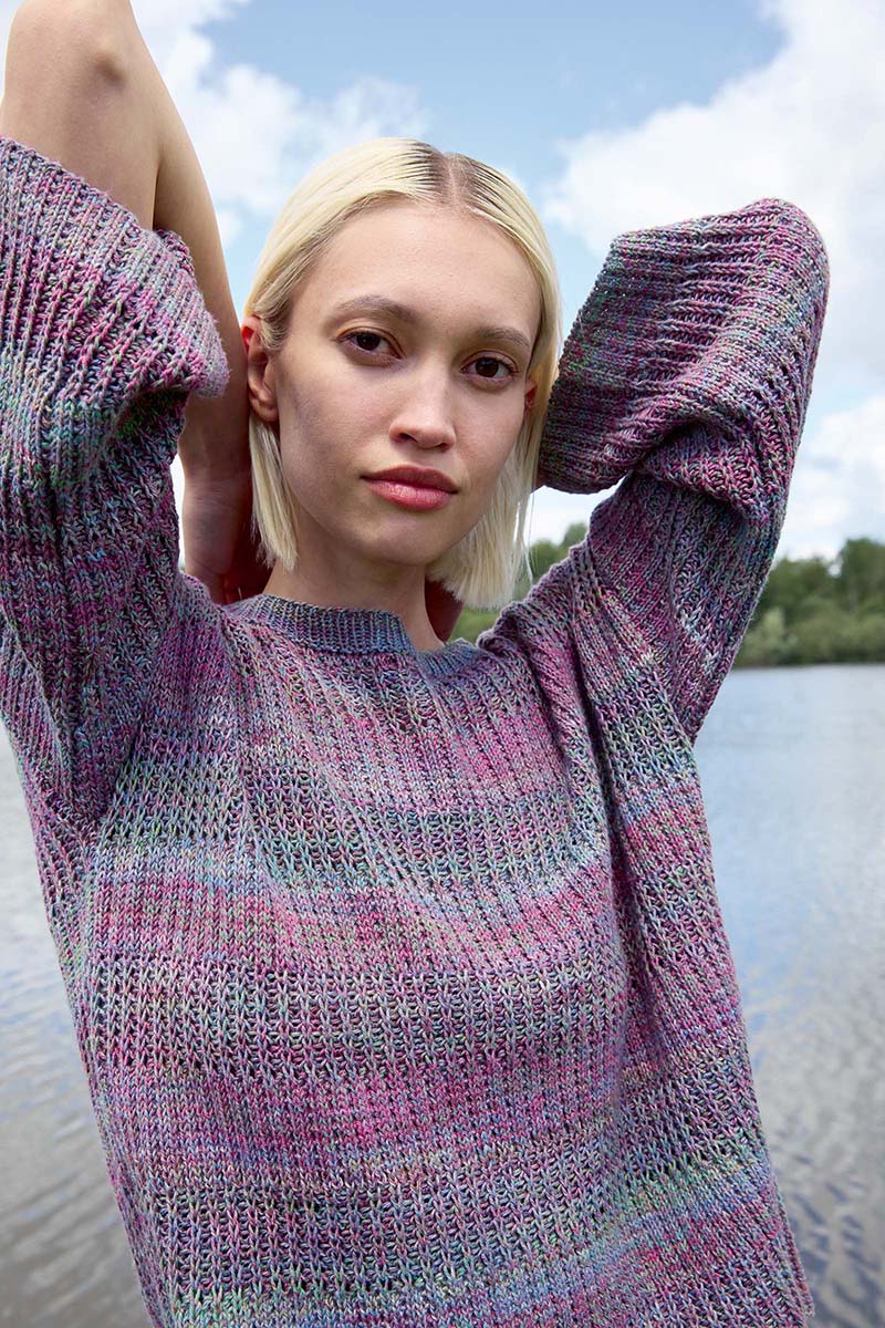 Strickset Pullover Aus Illusion Von Lang Yarns 2 Strickset Pullover Aus Illusion Von Lang Yarns – Bild 2