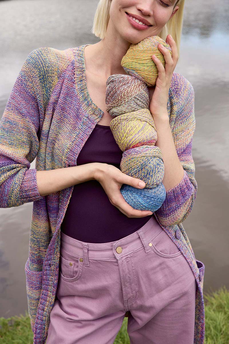 Strickset Jacke Aus Illusion Von Lang Yarns 3 Strickset Jacke Aus Illusion Von Lang Yarns – Bild 3