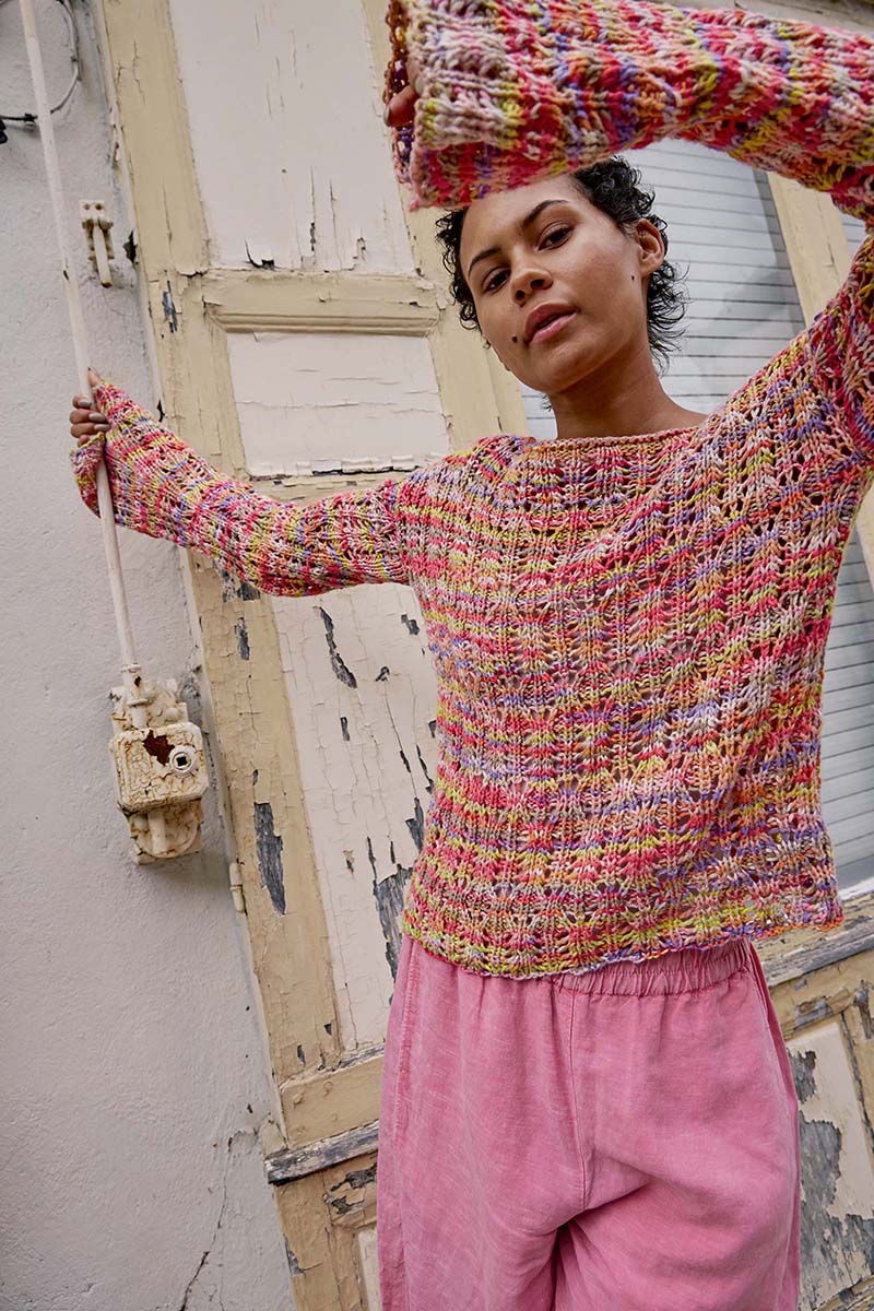 Strickset Pullover Aus Lisboa Von Lang Yarns 2 Strickset Pullover Aus Lisboa Von Lang Yarns – Bild 2
