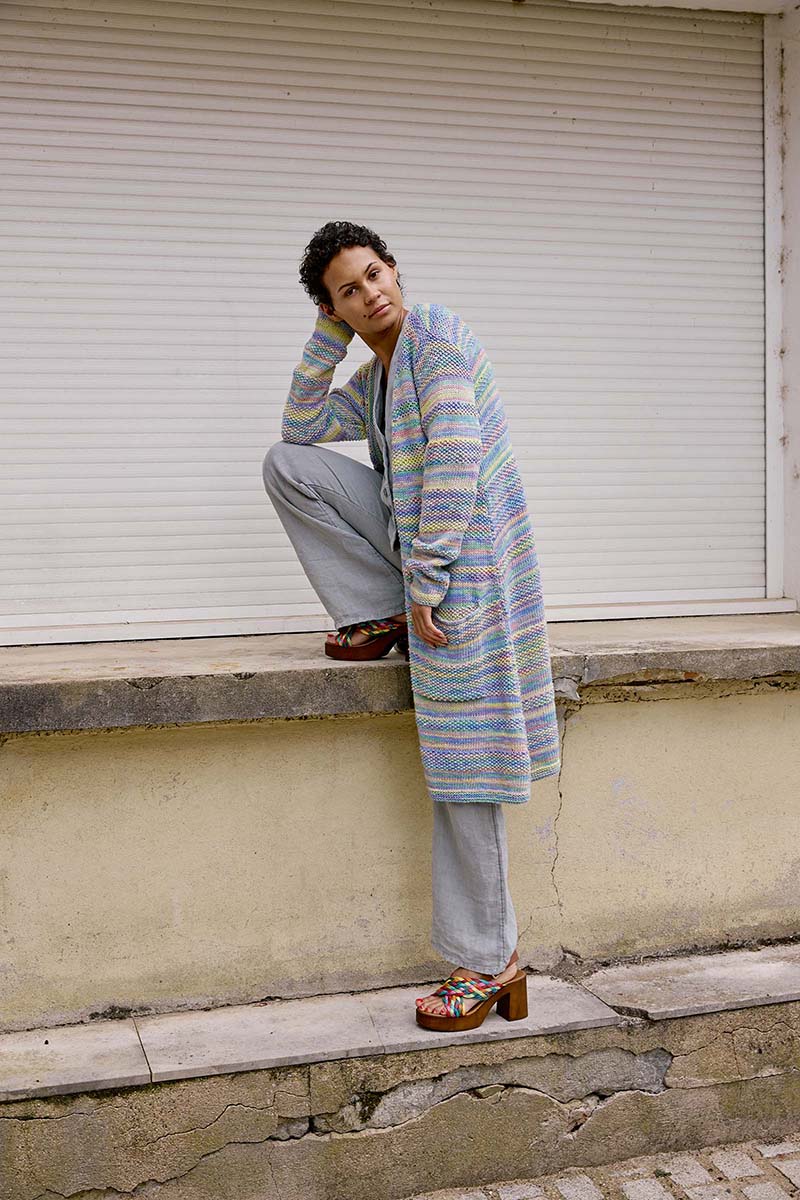 Strickset Jacke Aus Lisboa Von Lang Yarns 2 Strickset Jacke Aus Lisboa Von Lang Yarns – Bild 2