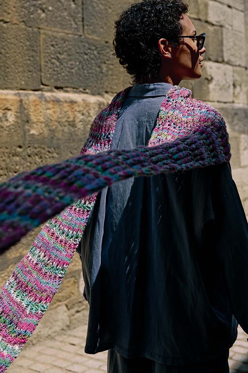 Strickset Tuch Aus Lisboa Von Lang Yarns 2 Strickset Tuch Aus Lisboa Von Lang Yarns – Bild 2