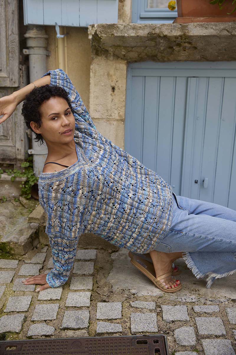 Strickset Pullover Aus Lisboa Von Lang Yarns 4 Strickset Pullover Aus Lisboa Von Lang Yarns – Bild 4