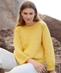 Strickset Raglanpullover Glatt Rechts aus Summer Softness von Lana Grossa