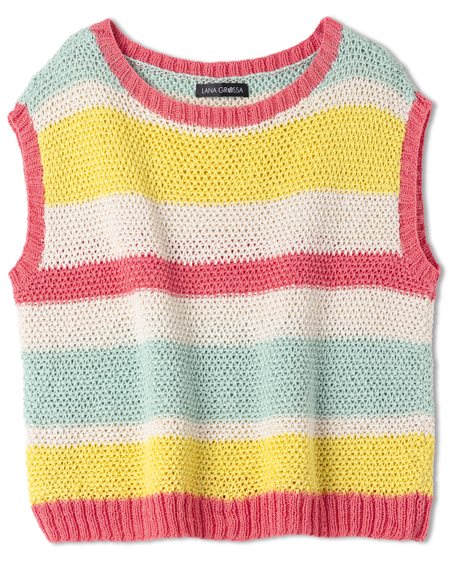 Strickset Top Im Strukturmuster Aus Summer Cashmere Von Lana Grossa 2 Strickset Top Im Strukturmuster Aus Summer Cashmere Von Lana Grossa – Bild 2