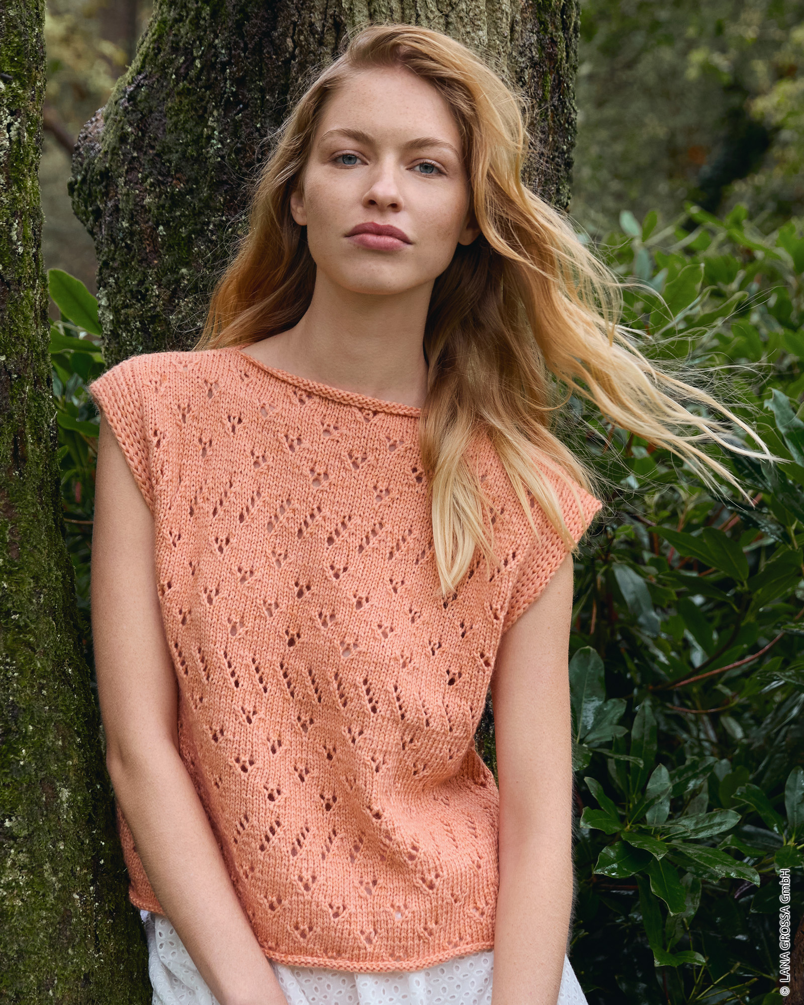 Strickset Top Im Lochmuster Aus Summer Softness Von Lana Grossa 1 Strickset Top Im Lochmuster Aus Summer Softness Von Lana Grossa