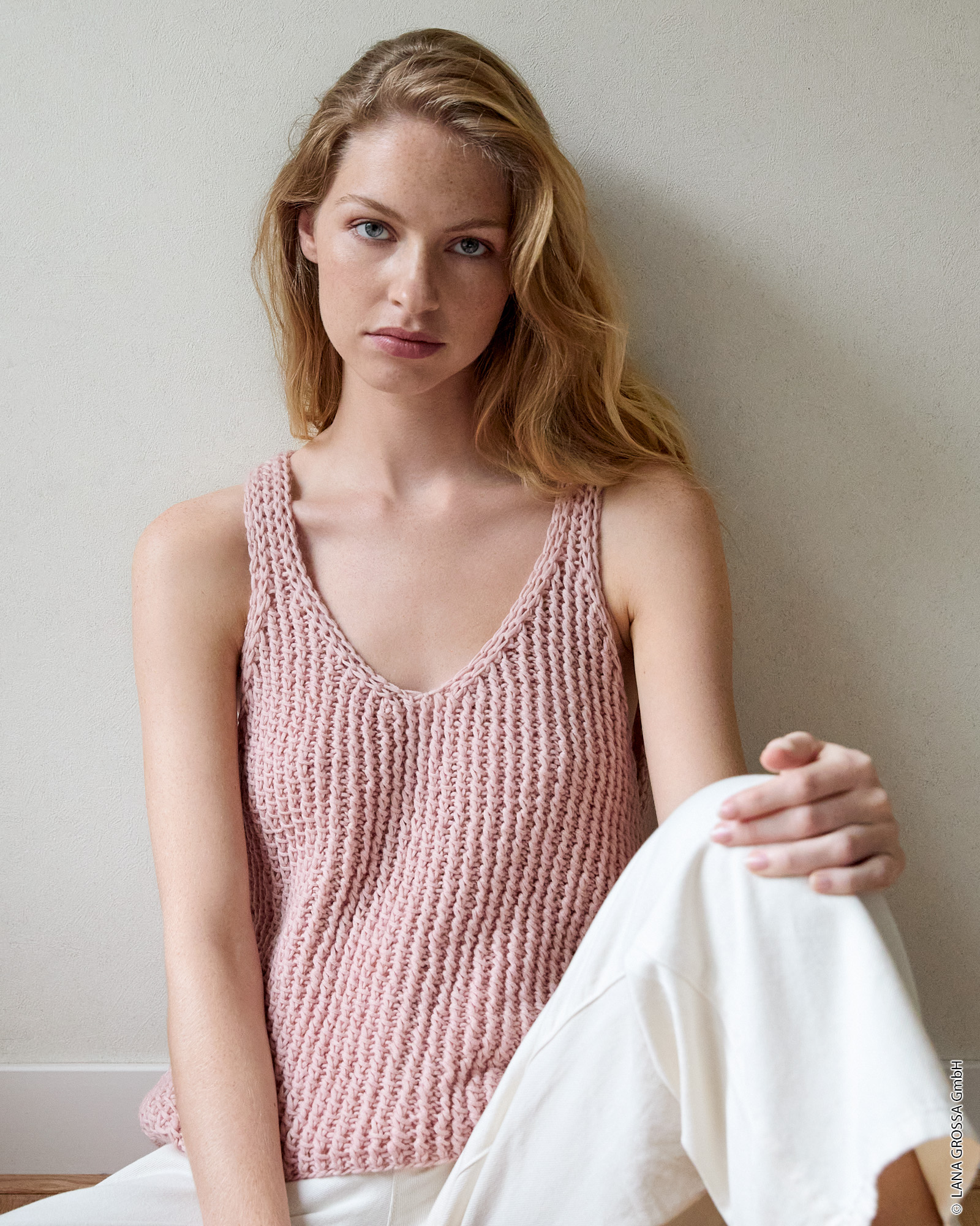 Strickset Top Im Rippenstrukturmuster Aus Summer Softness Von Lana Grossa 1 Strickset Top Im Rippenstrukturmuster Aus Summer Softness Von Lana Grossa