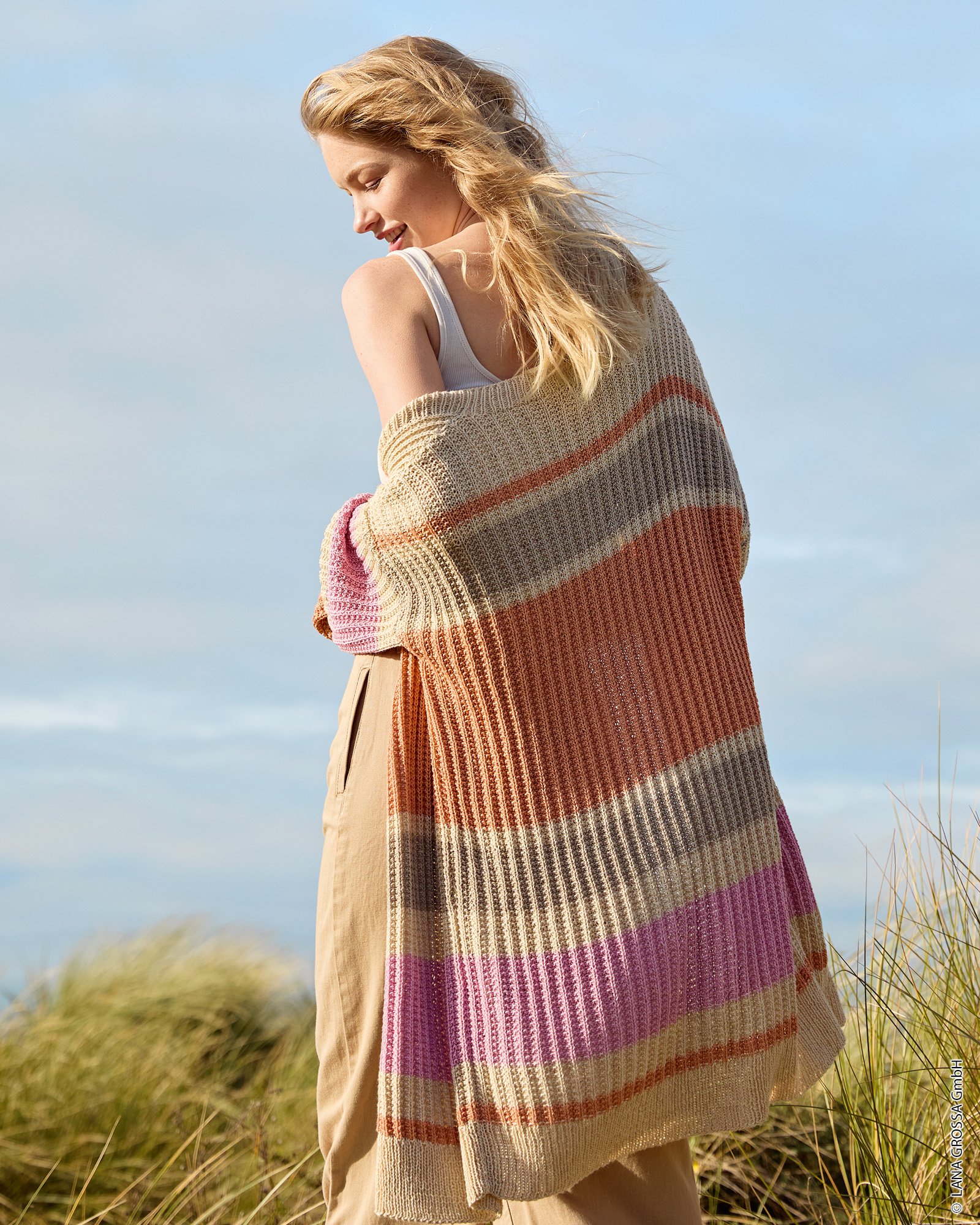 Strickset Longcardigan Im Falschen Patentmuster Aus Solo Lino Von Lana Grossa 3 Strickset Longcardigan Im Falschen Patentmuster Aus Solo Lino Von Lana Grossa – Bild 3