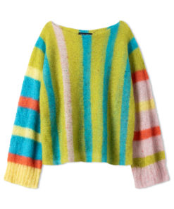 Strickset Pullover Mit Querstreifen Aus Natural Superkid Tweed Von Lana Grossa 3 Strickset Pullover Mit Querstreifen Aus Natural Superkid Tweed Von Lana Grossa – Bild 2