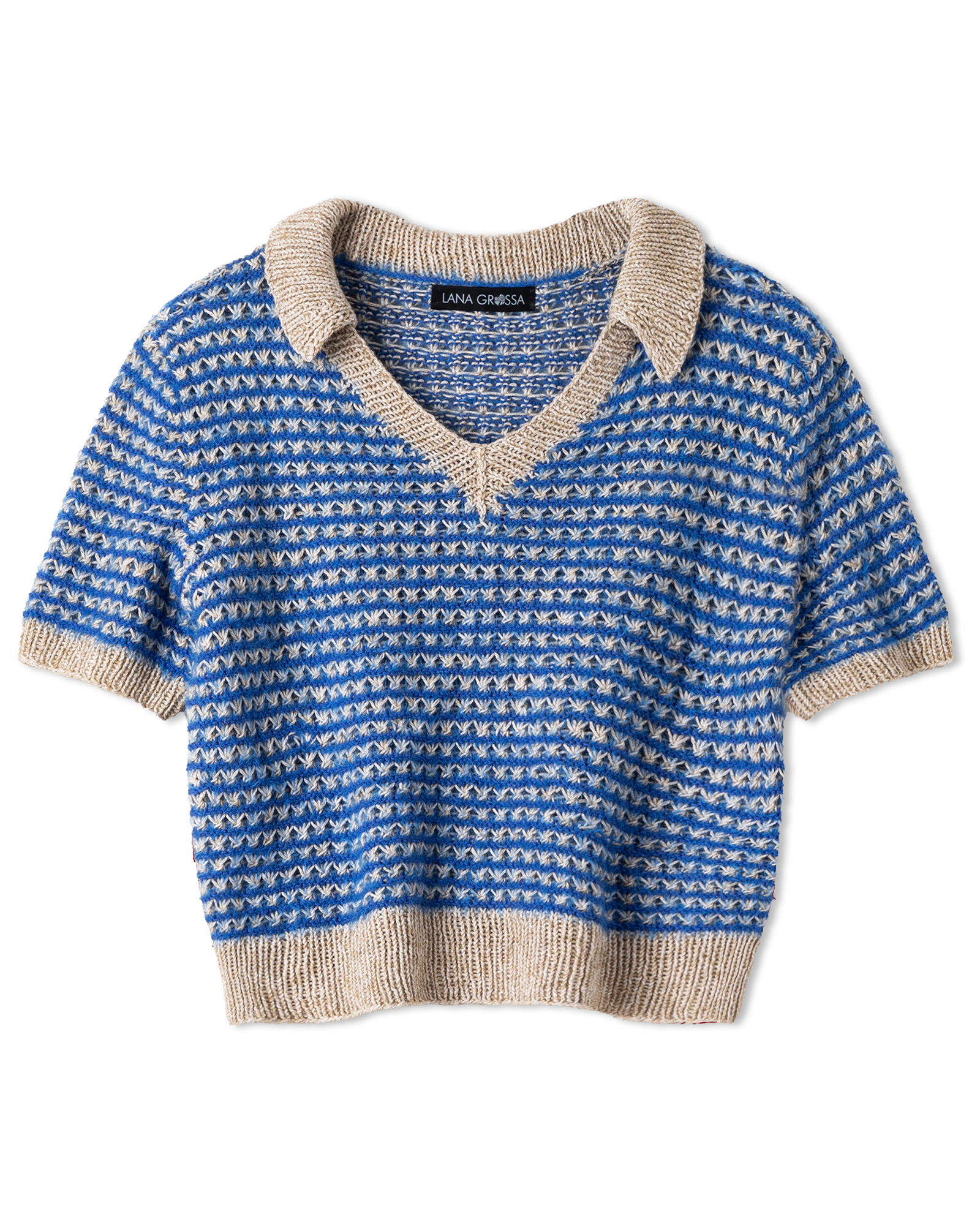 Strickset Shirt Mit Kragen Aus Diversa Und Per Fortuna Gots Von Lana Grossa 2 Strickset Shirt Mit Kragen Aus Diversa Und Per Fortuna Gots Von Lana Grossa – Bild 2