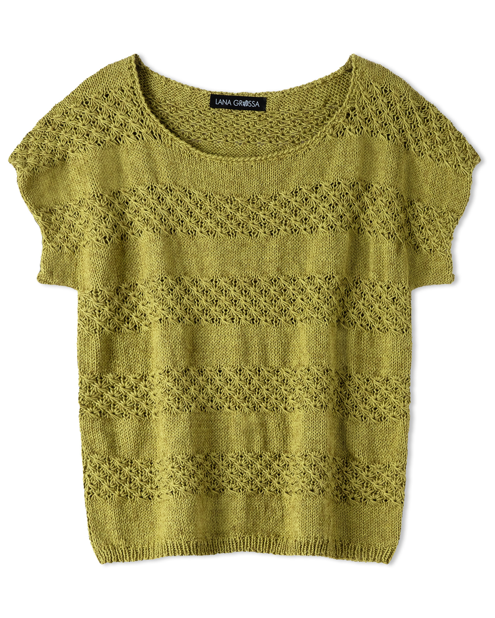 Strickset Top Mit Blutenmuster Aus Diversa Von Lana Grossa 2 Strickset Top Mit Blutenmuster Aus Diversa Von Lana Grossa – Bild 2