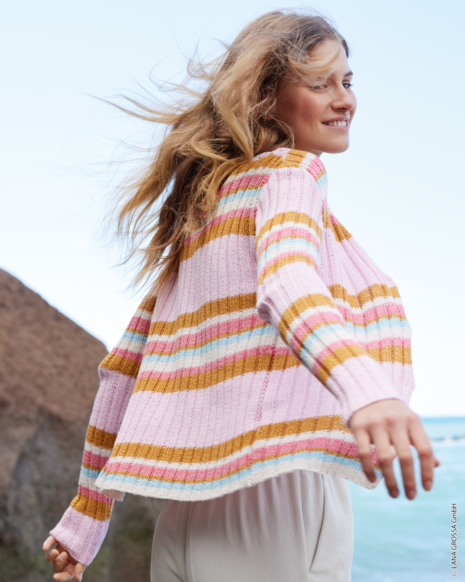Strickset Jacke Mit Rippenmuster Aus Campo Von Lana Grossa 3 Strickset Jacke Mit Rippenmuster Aus Campo Von Lana Grossa – Bild 3
