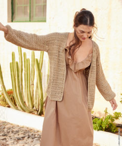 Strickset Cardigan Aus Doppelstäbchen Aus Summer Softness Von Lana Grossa 5 Strickset Cardigan Aus Doppelstäbchen Aus Summer Softness Von Lana Grossa – Bild 3